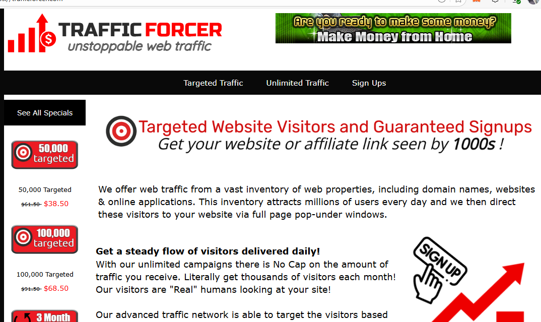 (image for) Trafficforcer.com on sale $199